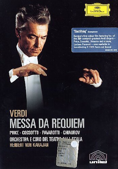 ⥆ *** DG DVD 730 055. L. Price, Cossotto, Pavarotti, Ghiaurov, Orchestra și corul operei La Scala, Milano, Karajan 